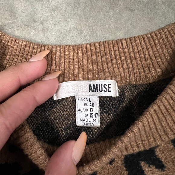 Leopard sweater - Picture 2 of 2